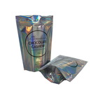 Wholesale Customized Holographic Laminated Zip Lock Plastic Mylar Pouches Protein balls Bag