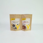 Stand Up Coffee Packaging Bags Kraft Paper Bags with Zipper