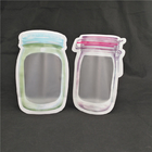 Customized Reusable Special Shaped Stand up Plastic Pouch For Food Juice Milk Jelly Liquid