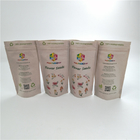 Customized Stand Up 100% Biodegradable Kraft Paper Pla Bags For Grabba Leaf