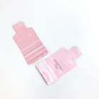 OEM Custom Pink Logo Size Resealable With Transparent Window For Dry Fruit Nuts Packaging Pouch