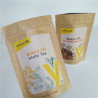 Compostable Stand Up Tea Bag Flour Packaging Kraft Paper Bags For Pet Food