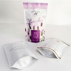 OEM Stand Up Aluminum Doypack Gold Foil Effect Plastic Packaging Bags For Bath Salts And Herbs
