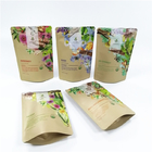 Low Moq CMYK VMPET Biodegradable Stand Up Pouch 100micron