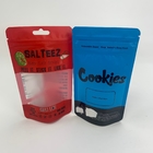 Small Cookie Edible Gummy Zipper stand up Pouches With Window