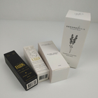 Custom Logo Printed Rectangular Glossy Foldable Cosmetic Paper Packaging Box For Perfume Essence Serum Skin Care Bottles
