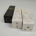 Custom Wholesale Foldable Small Black Luxury Hot Stamping Gold Foil Gift Cosmetic Packaging Paper Box