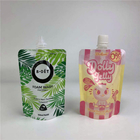 Personal customize 1liter liquid stand up bag matte print label seed oil spout pouch
