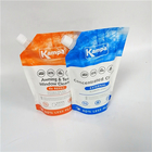 Factory wholesale 250ml white spout pouch for liquid/Custom printed liquid bag with spout