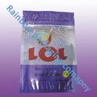 Water-proof Custom Zip Plastic Bags 100 Micron For Herbal Incense