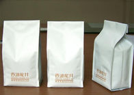 Ceramic Quad Seal Tea Packaging Pouches Stand Up Side Gusset