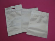 Zipper Lock Foil Pouch Packaging With Handle For Chemical Powder