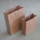 Multi Handle Brown Paper Packaging Bag Eco-friendly With Middle Size