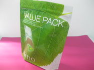 Recycled Laminated Green Stand Up Pouch Bag k for Facial Cream