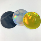 3.5g Plastic Die Cut Edible Candy Foil Bags Packaging Holographic Round Shape Sachet