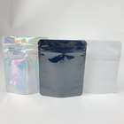 4 X 6 Mylar Custom Shape Stand Up Pouch With Childproof Zipper