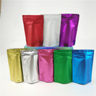 Custom Smell Child Proof Mylar Foil Ziplock Bags For Cookie Gummies 3.5g 14g 28g