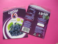 Purple Heat Shrink Sleeve Labels for Lip Sip Grape Drink Bottle