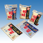 Rice Blue Large Laminated Plastic Pouches Packaging Glossy Custom Printing