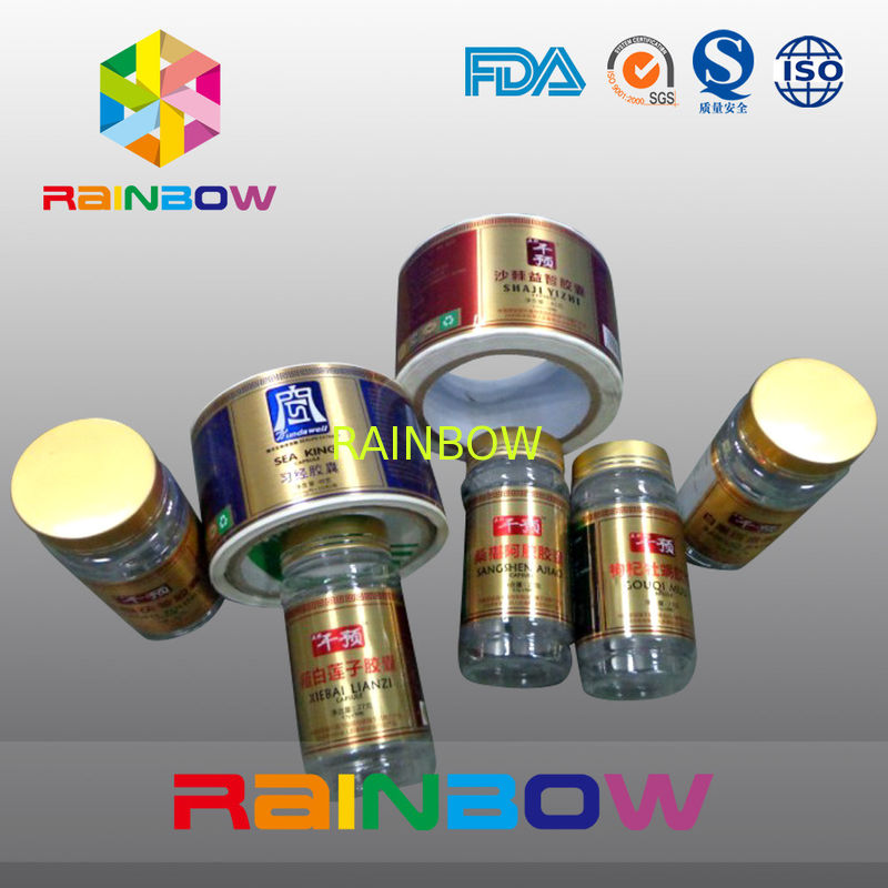 Custom Shrink Sleeve Label Semi Gloss Coated Self Adhesive Label For