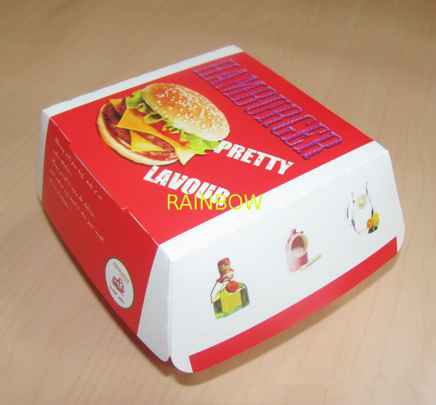 Ecofriendly Paper Box Packaging Hamburger Paper Box Packaging Box For Burger