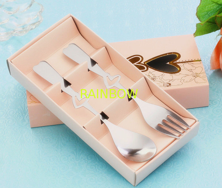 Cardboard Pink Paper Box For Tableware / Chopsticks Spoon Gift Packaging Boxes