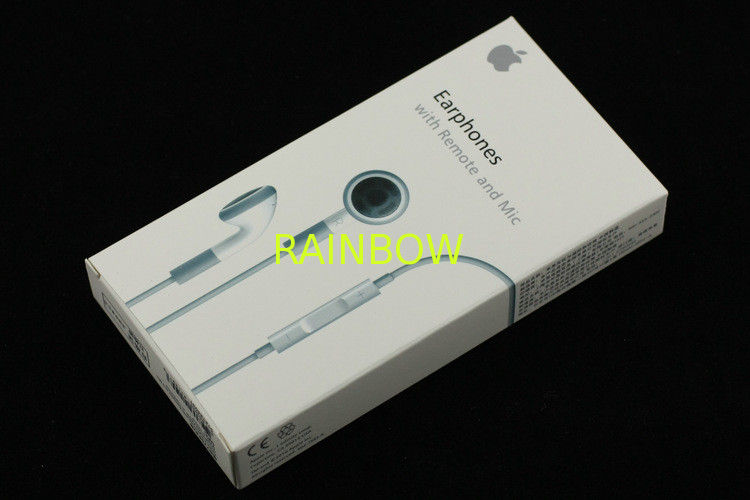 White Box Packaging For Earphone Packing / Headset Packaging Box With Display Window