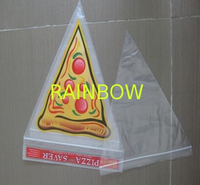 Custom Triangle Sandwich Packaging Bag BOPP Plastic Pouches With Zipper
