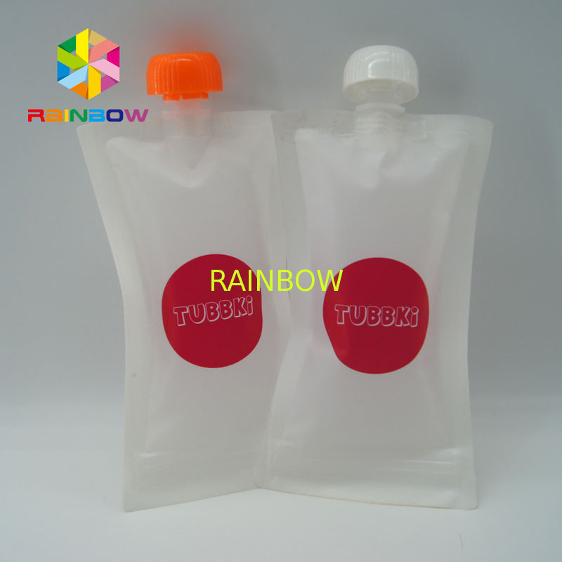 Baby food plastic pouches for liquids / biodegradable liquid packaging bags