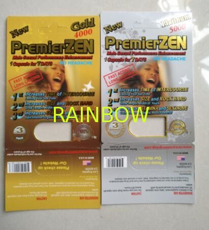 Premierzen Sex Paper Box Packaging Blister Card Packaging SGS Listed