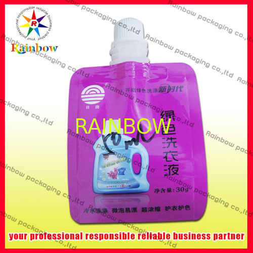 Custom Print Doypack Spout Pouch Packaging For Shampoo , Gas Barrier