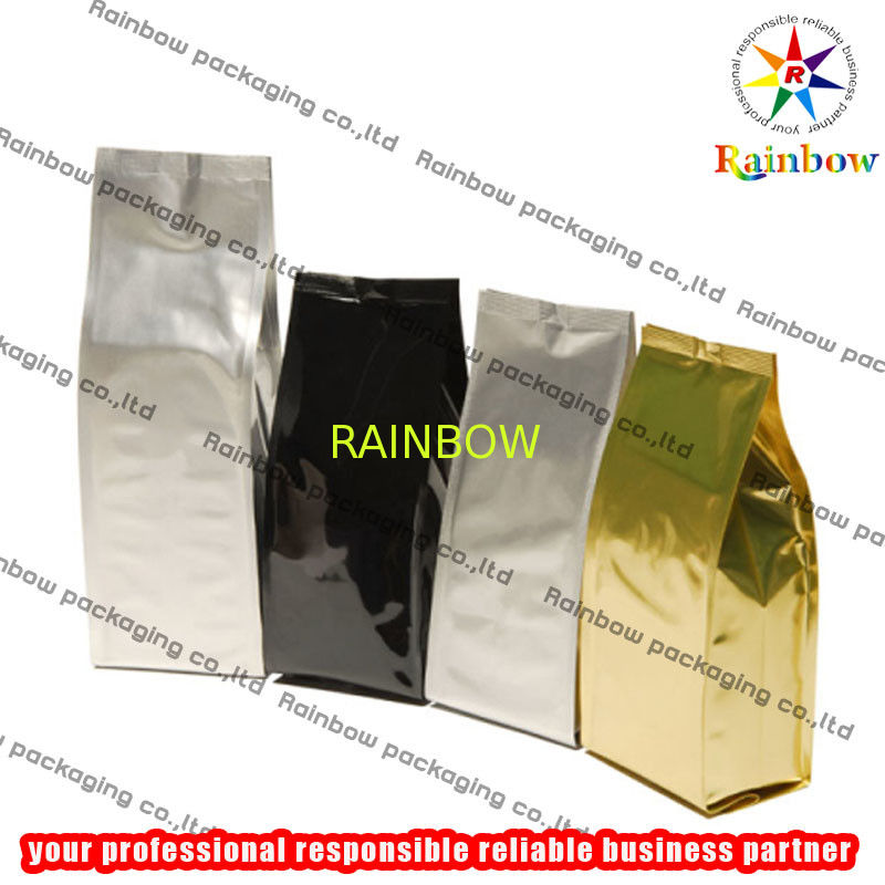 Opaque Coffee Tea Bags Packaging PET / OPP / PE , Tamper Evident Bag