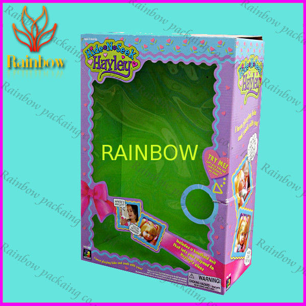 Pretty Design Paper Box Packaging For Gift With PVC Window