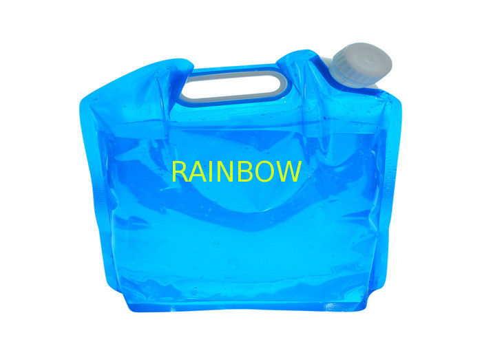 Folding Portable Water Storage Bag 3L / 5L / 10L For Outdoor Sports