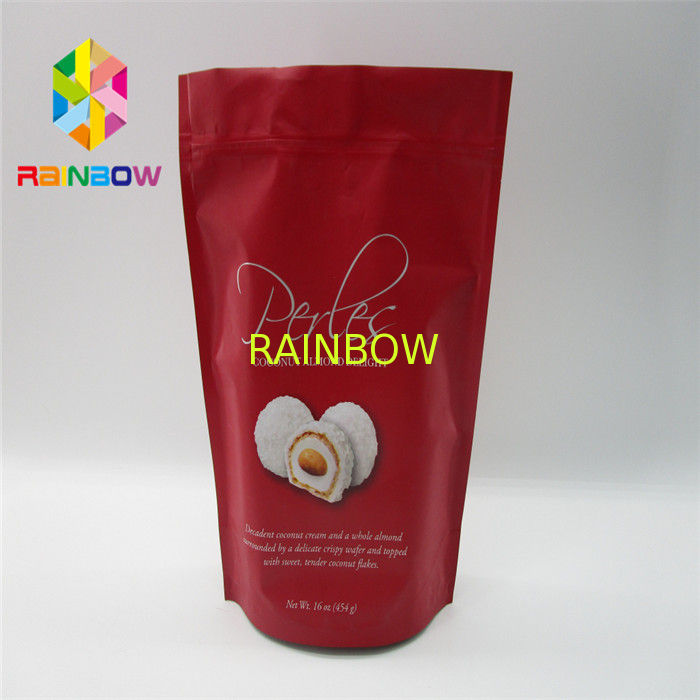 k Plastic Pouch Bag Foil Laminated For Coffee / Candy / Dried Fruit