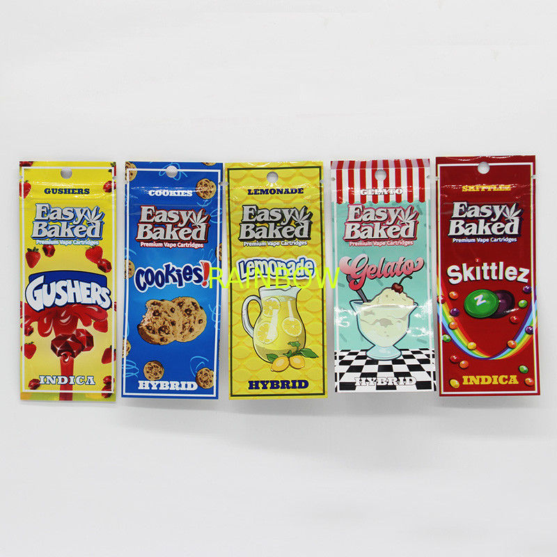 Exotic Vape Plastic Pouches Packaging Cartridge Flavor Promotion Bag For Food Packaging