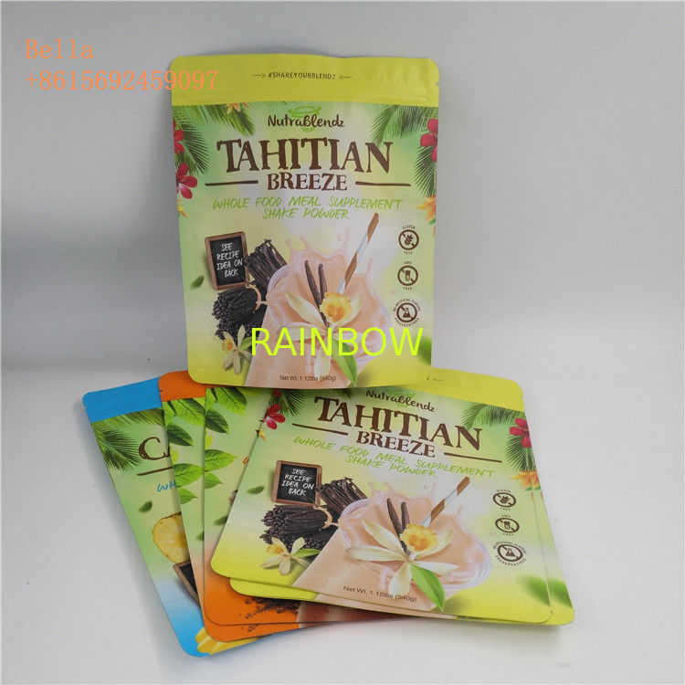 Custom Printed Self Standing Zipper Pouches for Food Packaging The Food Grade Packaging Bag For Nuts