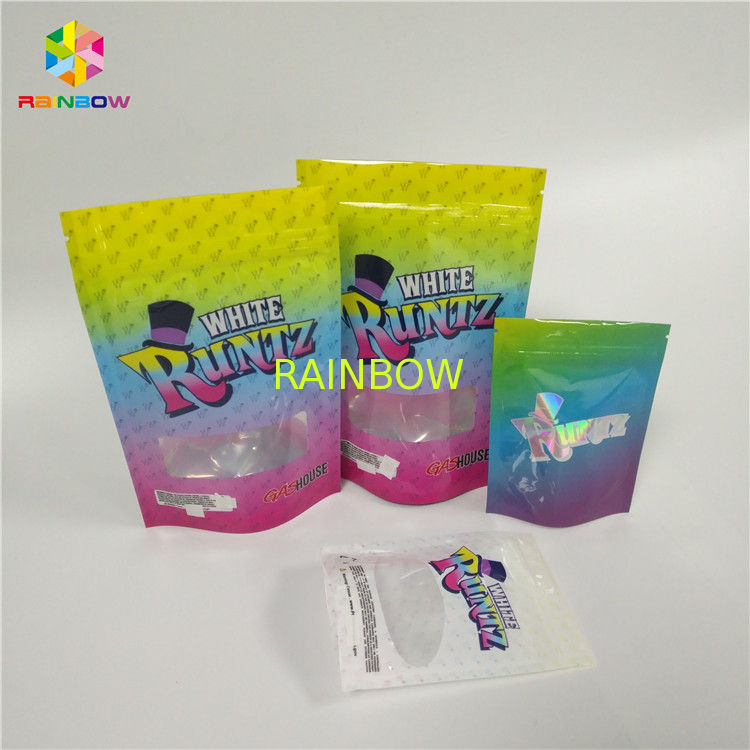 Custom Printed CBD Candy Runtz Bags Resealable k Packaging Smell Proof Mylar Pouch Bag