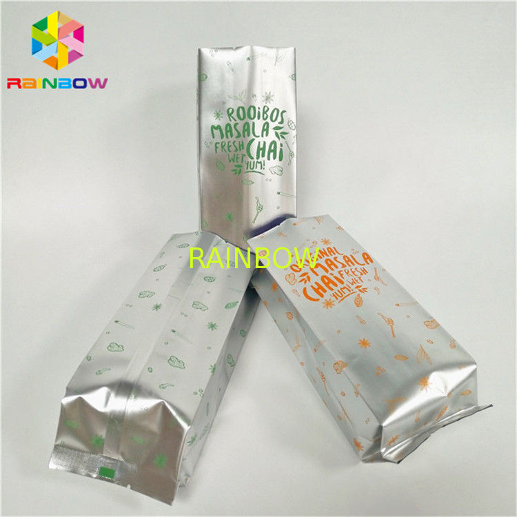 Waterproof Foil Pouch Packaging Stand Up Coffee Bag Gravnre Printing With Vent