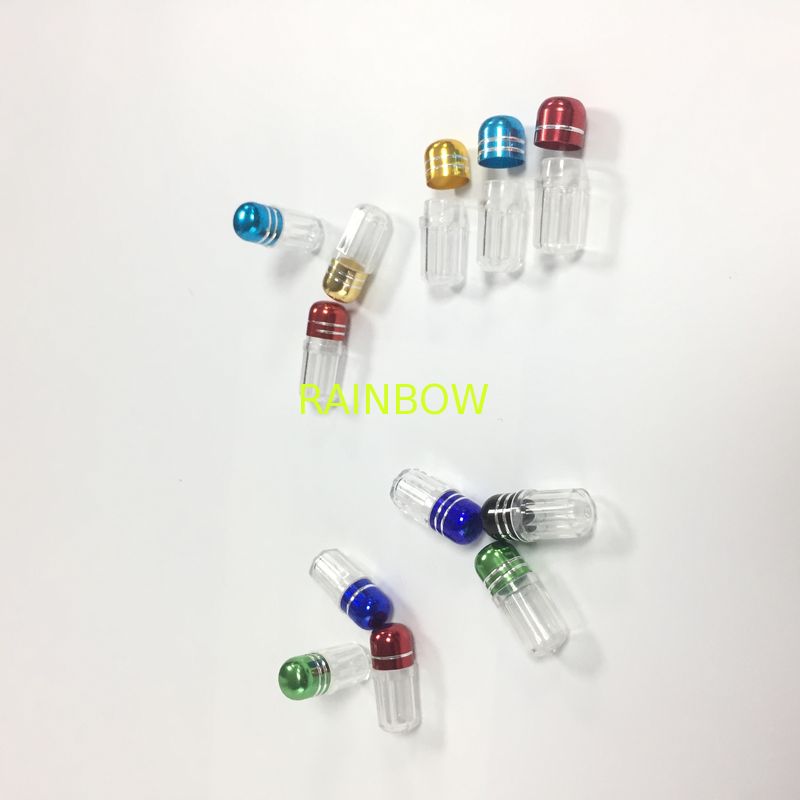 Supplement Capsule Plastic Pill Bottles Container PP Material With Metal Cap