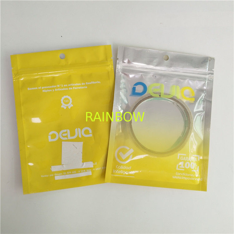 Mobile Phone Accessories Plastic Pouches Packaging Biodegradable Plastic Zip Cell Phone Bag