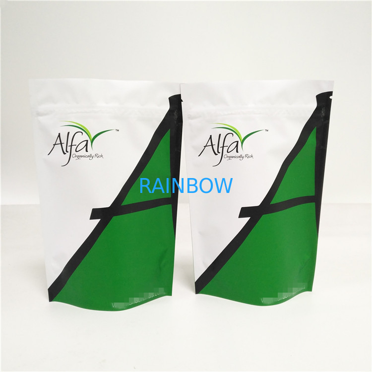 250g Custom Printed Plastic k Food Bag Cooked Rice Packaging With Window