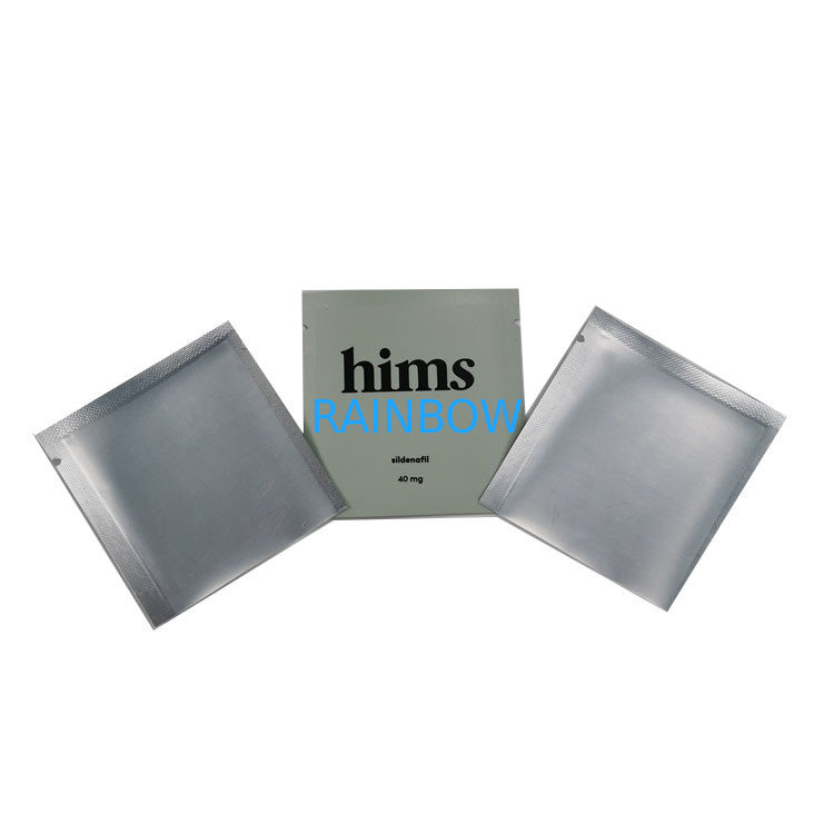 Heat Seal Aluminum Foil Food Packaging Bags Small Plastic Sample Pouches For Powder