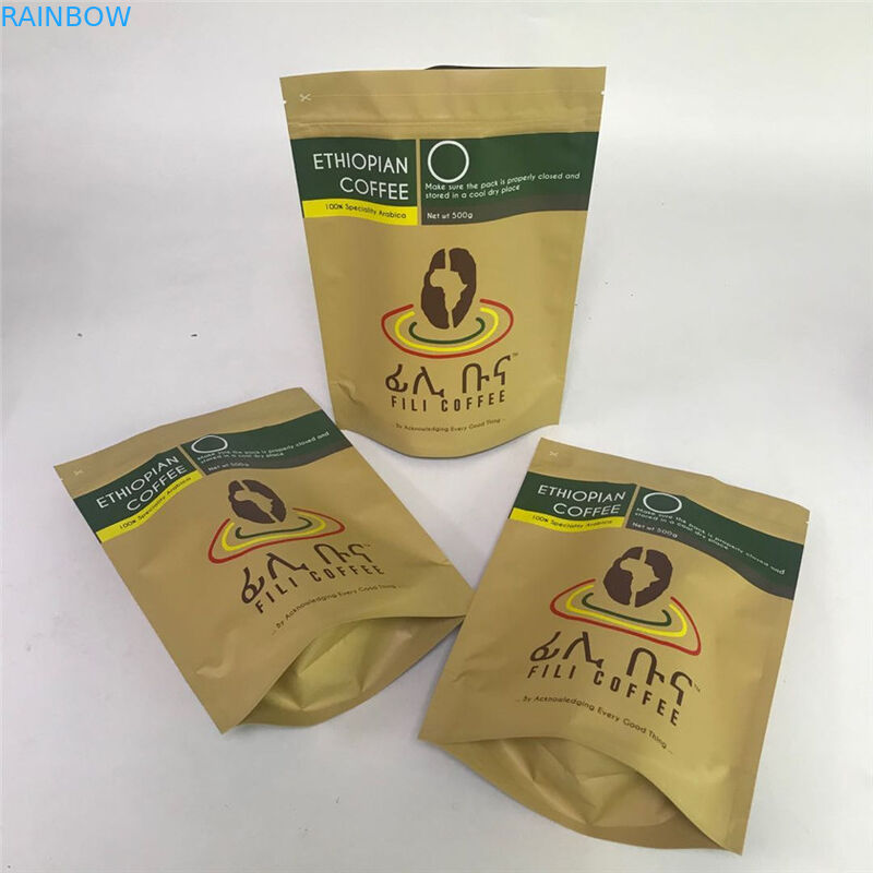 Matte Finished MOPP VMPET Aluminum Foil Bags For Coffee Beans