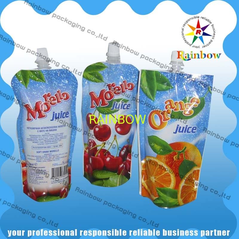 Recyclable Plastic Pouches Packaging , Customized PET / AL / NY / PE Stand Up Pouch