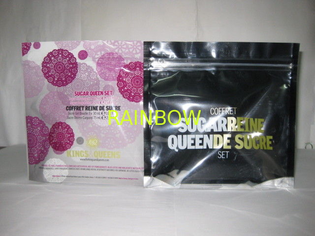 CMYK, Pantone 90 - 120micron Cosmetic Packaging Bag With PET / AL / PE