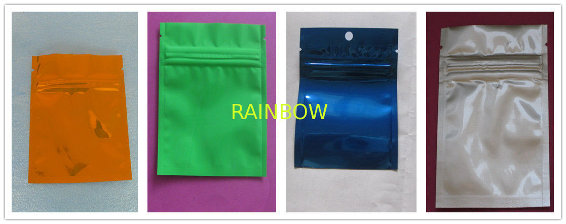 Snack Bag Packaging , 100% Recycle Flat or Stand up PPET / AL / PE Mylar Food Bags