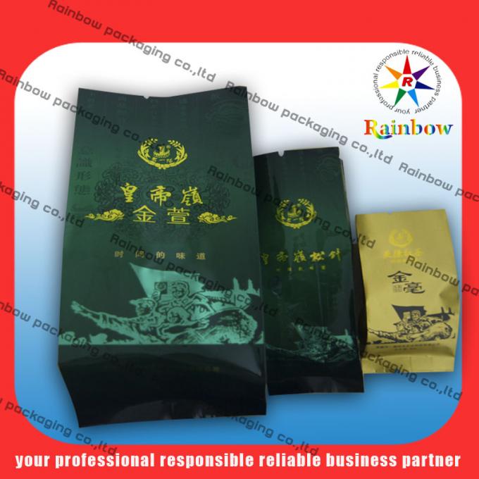 Custom Kraft Paper Tea Bags Packaging Good Printing with Zipper