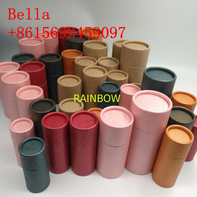 Cardboard Cylinder Paper Box Packaging Round / Customized Shape 350g