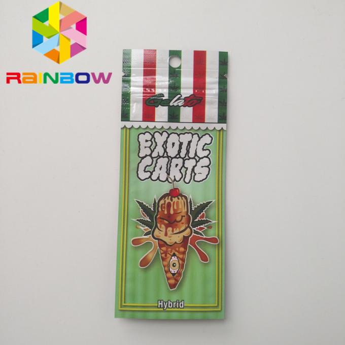 Vape Cartridge Plastic Pouches Packaging Mario Exotic Carts Mini Mylar Bags
